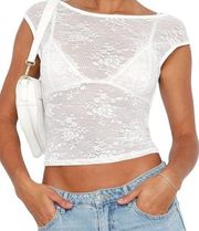 White Lace Top