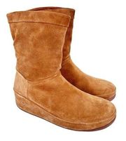 FitFlop Tan Suede Boots Sz 9