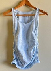 Athleta  Light Blue Pure Ruched Side Tank Top Organic Cotton Size XS Athletic‎