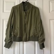 Dear John army green bomber jacket