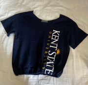 Kent State Crop Top Shirt