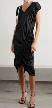 New. Helmut Lang black midi dress. Size 2. Retail $637