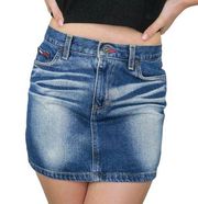 Vintage Y2K Tommy Jeans Denim Hip Mini Skirt