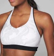 Athleta Transcendence Marble Powervita Bra Sz XS