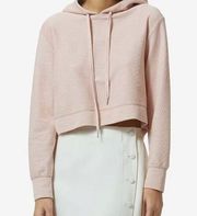 Avec Les Filles Cropped Hoodie Light Pink S