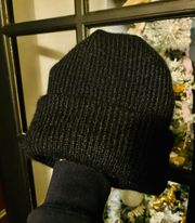 Knit Beanie Hat Black New* 2024