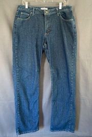 Riders by Lee sz 14 Long relax fit straight leg blue jeans