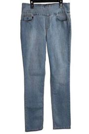 Gloria Vanderbilt Amanda Pullon Women's Stone Wash Slim Skinny Jeans Size 6