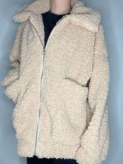 Wild Fable Fuzzy Full Zip Jacket Size XS/S