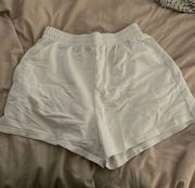 White Sweatshorts