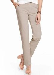 ✨Garnet Hill Organic Cotton Straight Leg Khaki Pants✨