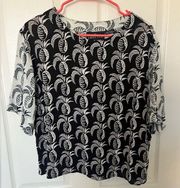 Carole little pineapple yin Yang top