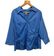 Riders by Lee Royal Blue Button Down—Size XXL