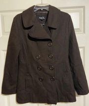 Rue 21 Dark Brown Peacoat