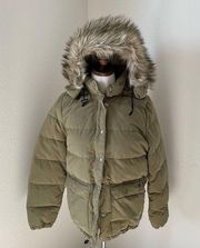 EUC Denim & Supply‎ Ralph Lauren Olive Green Parka Puffer Coat, M