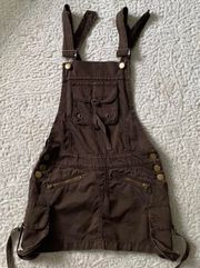 Mini Overalls Dress