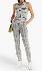 RETROFÊTE
Ben acid-wash denim halterneck jumpsuit