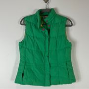 Lilly Pulitzer green vest size s