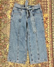 NWOT Cropped Flared Highway Jeans