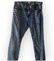 Frame L'homme slim light Acid wash distressed jeans