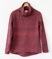 Maroon Cowl Neck Sweater