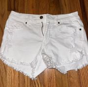 JBD White Jean Shorts