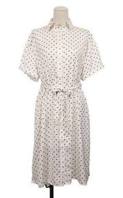 Summersalt The Do-It-All Shirtdress Polka Dot Sz Extra Small