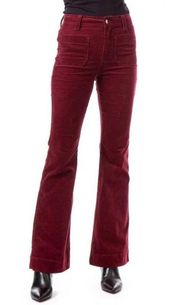 NWT  Vintage Women's Phoebe High Rise Corduroy Flare Pants