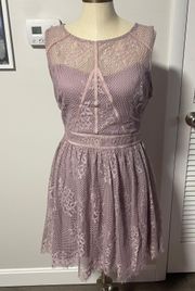 Lilac Lace Dress