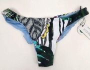 Swiminista x Christian Lacroix Brave Bikini Bottom in Jardin Exo'Chic Small NWT