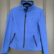 blue fleece jacket size medium