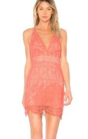 Stylestalker Amelie Mini Dress in Melon nwt