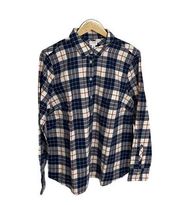 J.Crew  Women's Plaid Flannel Shirt - Style BK533 - Size XL - NWT