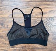 KORAL • Trifecta Versatility Bra sports Black Gleam metallic gold