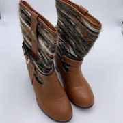 Francesca's Heeled Brown Boots‎