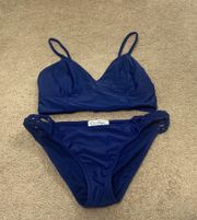 Size Medium Navy Bikini 