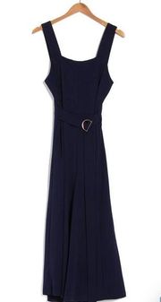 Wide Leg Belted Jumpsuit