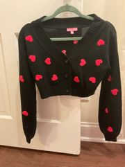 Sugar Thrillz Heart Cardigan And Tank Matching Set 