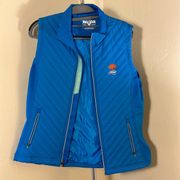 Level Wear PGA Golf Tournament | Kiawah Logo Quilted Zip Vest | Blue