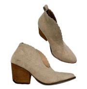 Coconuts by Matisse Alivia scalloped pull on ankle bootie SHELF 7035