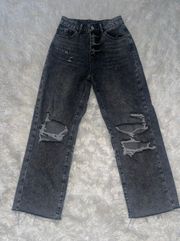 straight leg jeans