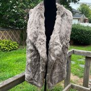 Faux fur vest