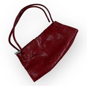 Hobo International Red Pebbled Leather Shoulder Bag