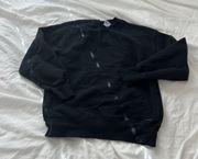 crewneck  Size small Condition: NWT  Color: black Details : - Cozy fleece  - Boyfriend fit