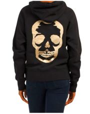 NWT  Clipper Foil Skull Hoodie