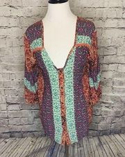 Gypsy 05 Global Village Hippie Boho 3/4 Sleeve SM‎