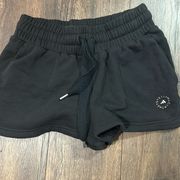 Stella McCartney x Adidas Black Sweat Shorts Size Medium FU0729 like new