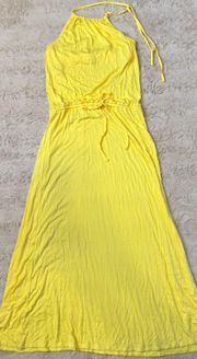 Yellow Maxi Dress In Size Medium