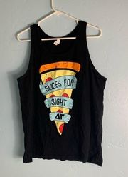 Delta Gamma Slices For Sight Black Tanktop