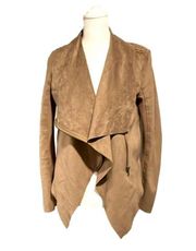 VIGOSS NWOT Moto-style suede-feel Jacket XS